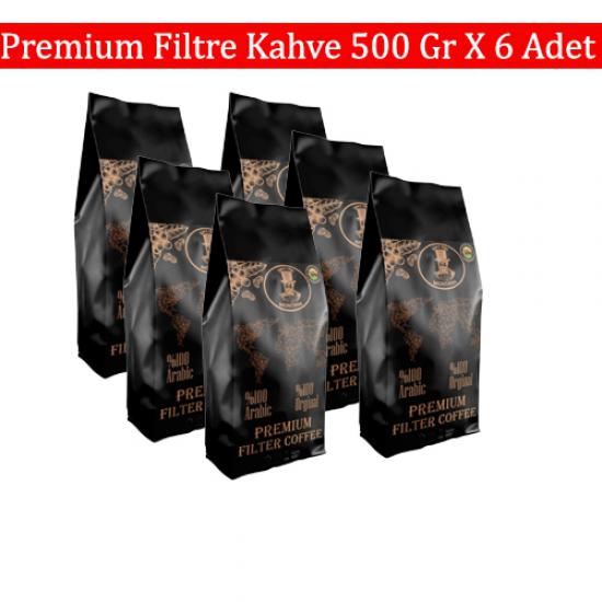 Montana Premium Filtre Kahve 500 Gr. x 6 Adet